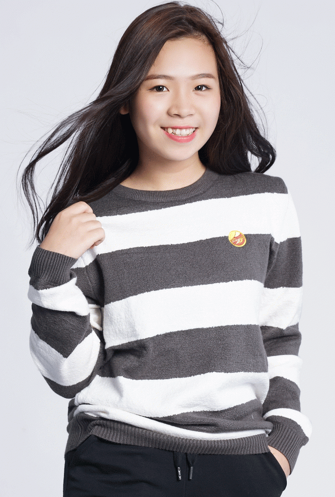 KNIT SWEATER WITH STRIPE KID